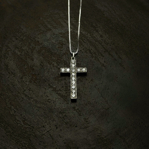 Ketting | Art Deco Diamond Cross