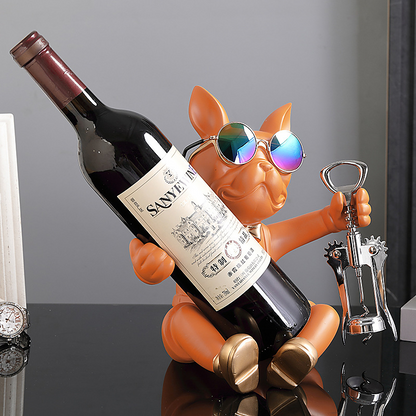 Wijnfleshouder | GoldPaw Wine Butler